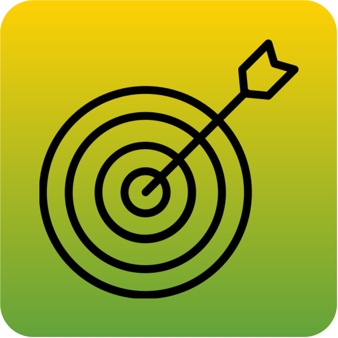 Targeted coaching package logo - bullseye